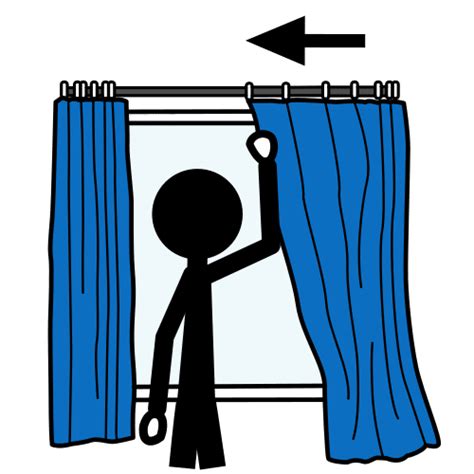 draw the curtain in ARASAAC · Global Symbols