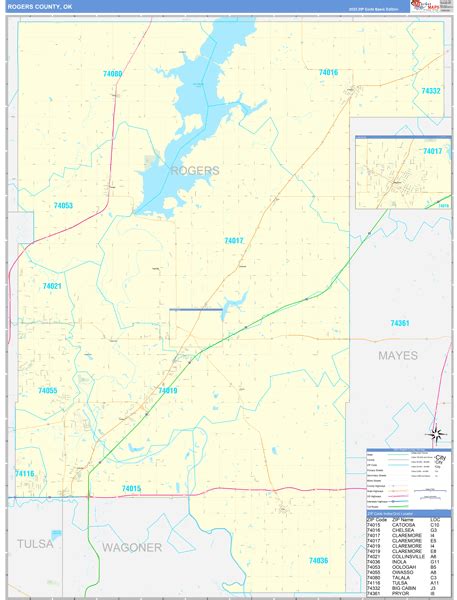 Map Books of Rogers County Oklahoma - marketmaps.com