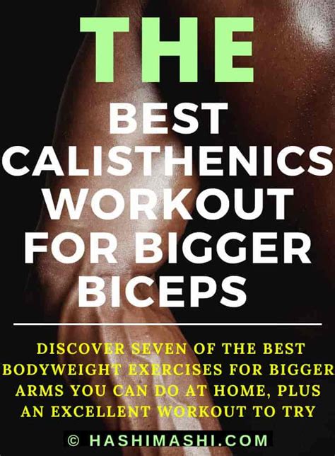 Calisthenics Biceps Workout: 7 Best Exercises for Bigger Arms