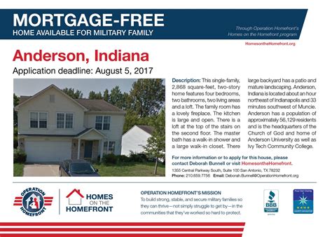 Our Homes on the Homefront program... - Operation Homefront