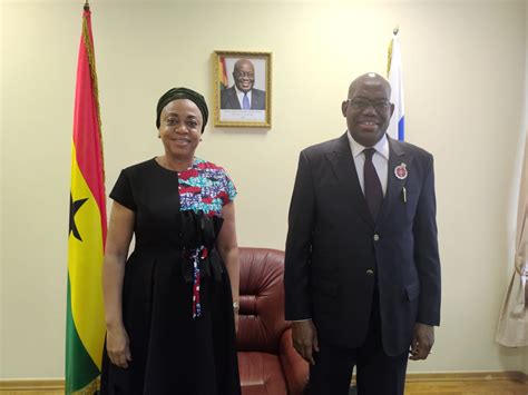 Nigeria Ambassadors courtesy call on H. E | The Ghana Embassy, Moscow-Russia