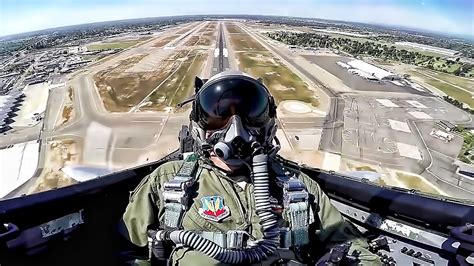 F-15 Eagle Takeoff & Maneuvers • Cockpit View - YouTube