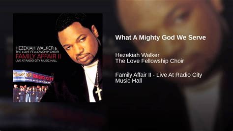 What A Mighty God We Serve (With images) | Song for my father, Gospel song, Radio city music hall