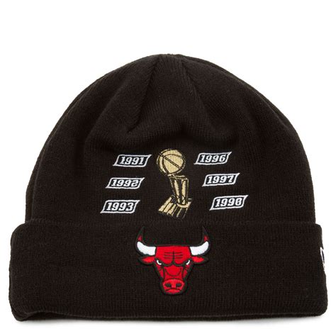 NEW ERA CAPS Chicago Bulls World Champions Knit Beanie 12638432 - Shiekh