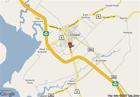 Map of Comfort Inn Amherst, Amherst