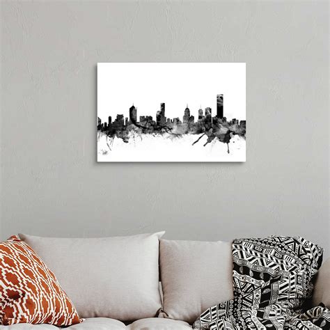 Melbourne Skyline Wall Art, Canvas Prints, Framed Prints, Wall Peels ...