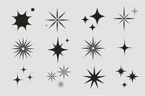 Creative flat north star logo set design vector 35248003 Vector Art at Vecteezy