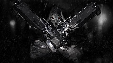 Desktop Wallpaper Reaper, Overwatch Video Game, Dark, Hd Image, Picture ...