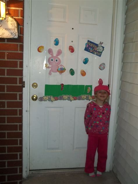 Our Easter Door 2013 | Door decorations, Easter door, Holiday door