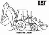 Free Backhoe Loader Coloring Pages sketch template
