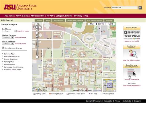 Asu Polytechnic Campus Map