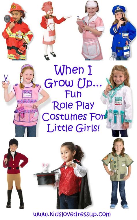 Little Girls Dress Up Clothes: Inspirational "When I Grow Up" Themed ...