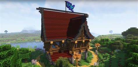 Minecraft Medieval Town Hall Ideas and Design