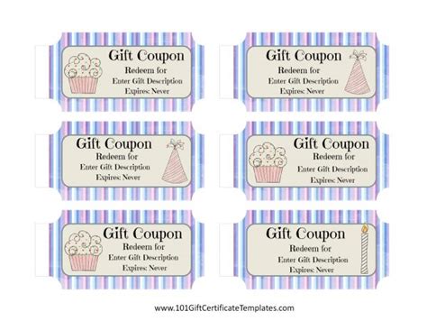 Free Birthday Coupon Template - Customize Online & Print at Home