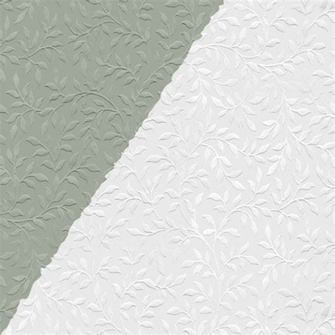 Blue Mountain Leaves All Over 33' x 20.5" Prepasted Paintable Wallpaper | Paintable wallpaper ...