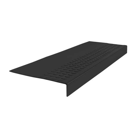 FLEXCO Rubber Stair Tread Radial Adjustable Nose #550 42"x.1875"x12.25" at Lowes.com