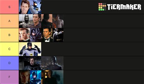 Batman Actors Tier List (Community Rankings) - TierMaker