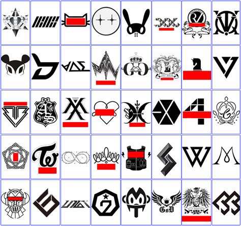 Match the KPop Groups to their Logo Images! Quiz - By PottersPhoenix