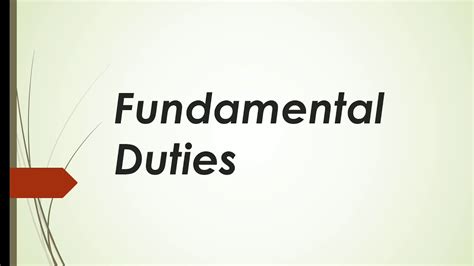 Fundamental Duties - YouTube