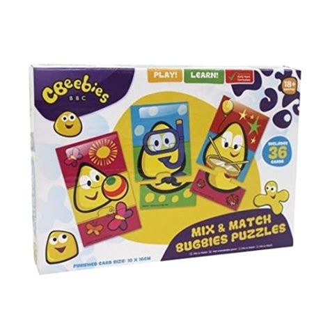 Buy CBeebies Mix and Match Bugbies Puzzles 36 Pieces- FabFinds