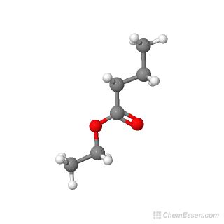 ETHYL BUTYRATE Structure - C6H12O2 - Over 100 million chemical ...