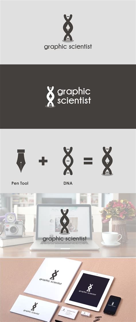 Graphic Scientist Logo Design