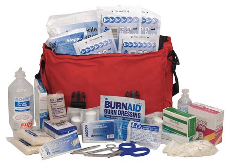 MEDI-FIRST Emergency Medical Kit, 50 People Served, Number of Components 24, Bulk Kit Type ...