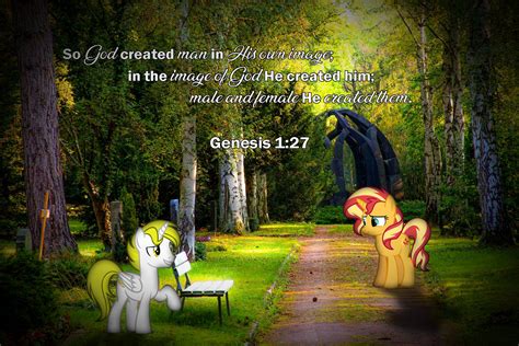 Created in the image of God Genesis 1:27 by GoldenHeart4 on DeviantArt