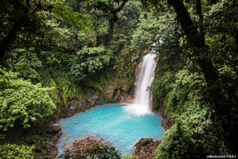 Rio Celeste Waterfall Is Quite Possibly The Bluest Waterfall On Earth | HuffPost Life