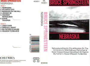 Bruce Springsteen - Nebraska (1982, Cassette) | Discogs