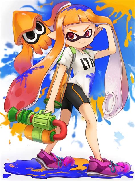 Inkling girl | Splatoon | Know Your Meme Splatoon Squid, Splatoon Games, Nintendo Splatoon ...