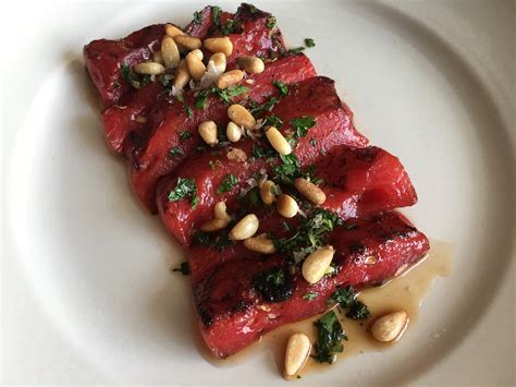 Recipe: Watermelon Steaks With Mint Gremolata