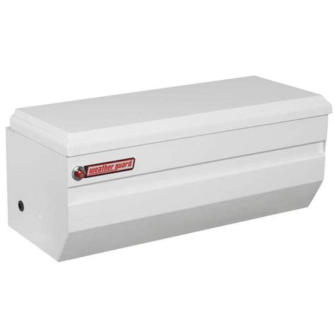 Weather Guard 47 White Steel Full Size Chest Truck Tool Box 675-3-01 - The Home Depot