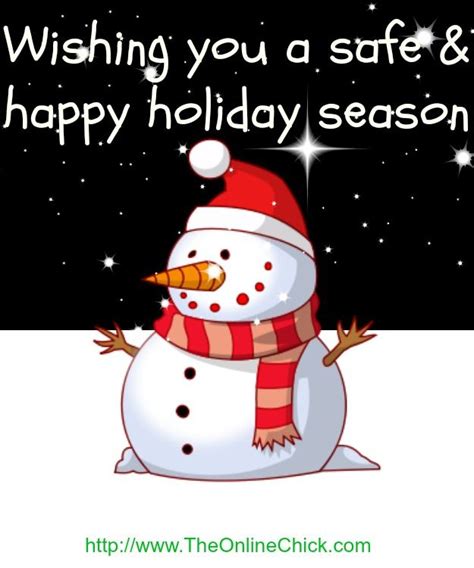 Wishing You a Safe and Happy Holiday Season