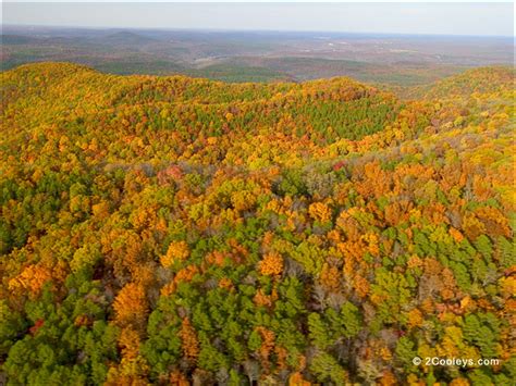 23 Ozarks fall foliage photos - 2Cooleys aerial foliage pics