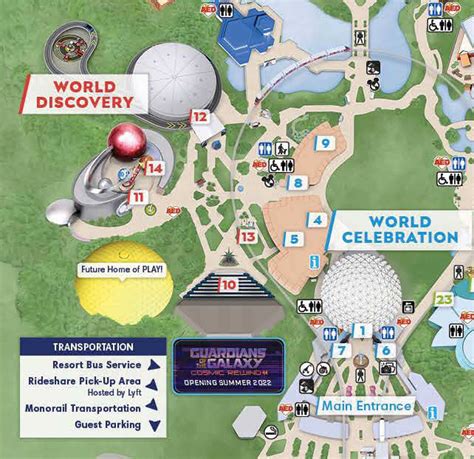 Epcot Map 2022 Pdf