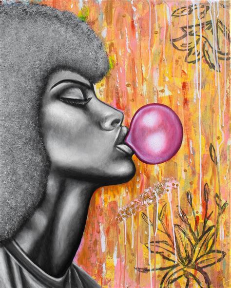 Bubble Gum Girl | Junnior Navarro Art