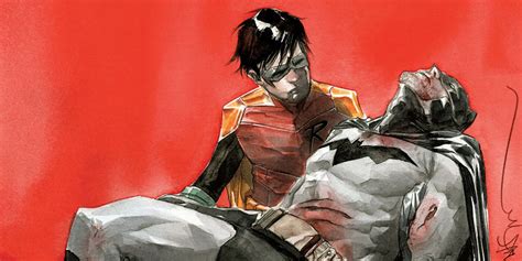 Robin and Batman Cover Reinvents A Death in the Family's Heartbreaking Scene