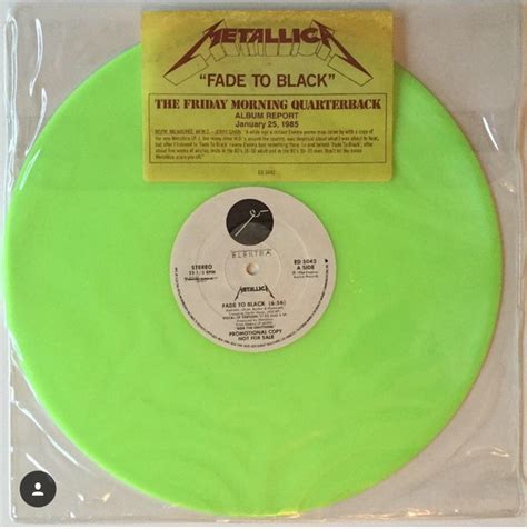 Metallica - Fade To Black | Releases | Discogs