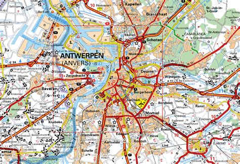 Antwerpen Map - Belgium