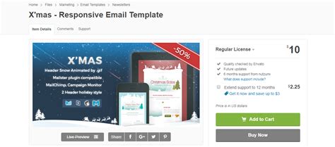 Christmas Email Templates: Responsive Xmas HTML Email Templates