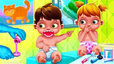 Fun Care Kids Game - Baby Twins Babysitter - Play Dress Up, Care & Bath ...