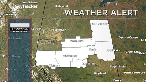 Snowfall warnings issued for central Alberta Tuesday | Globalnews.ca