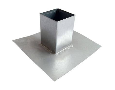 Buy Pitch Pocket Roof Flashing in Heavy Duty Galvanized Steel - Roof ...