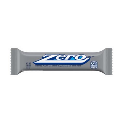Zero® Caramel Peanut and Almond Nougat White Fudge Candy Bar, 1.85 oz ...