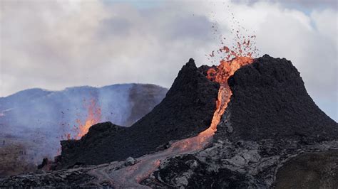 Spatter Cone Volcano Diagram