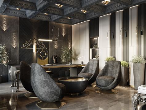 Executive Room Design on Behance Office Interior Design, Office ...