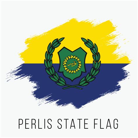 Malaysia State Perlis Vector Flag Design Template 21969112 Vector Art at Vecteezy