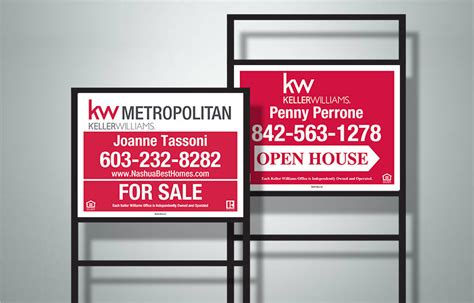 Keller Williams Real Estate Signs