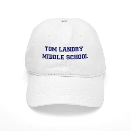 Tom Landry Middle School Baseball Cap by cultclassicts